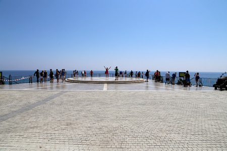 Balcon de Europa in Nerja, Spainのeditorial素材