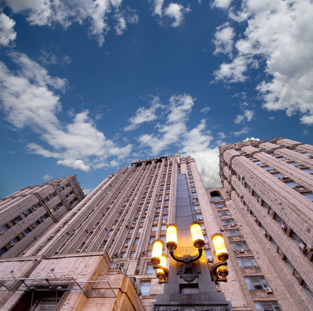 Ministry of Foreign Affairs of the Russian Federation, Smolenskaya Square, Moscow, Russiaのeditorial素材