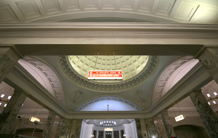 Metro station Park Kultury (Koltsevaya Line) in Moscow, Russia. It was opened in 01.01.1950のeditorial素材