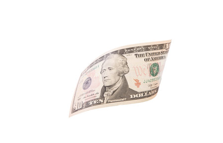 dollar bills close up, U.S. currency