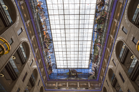 Interior Central children's store on Lubyanka (opened in April 2015 after extensive reconstruction) , Moscow, Russiaのeditorial素材