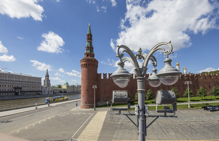 view of the Kremlin, Moscow, Russia--the most popular view of Moscowの写真素材