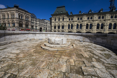 Place of execution in red square, Moscow, Russiaのeditorial素材