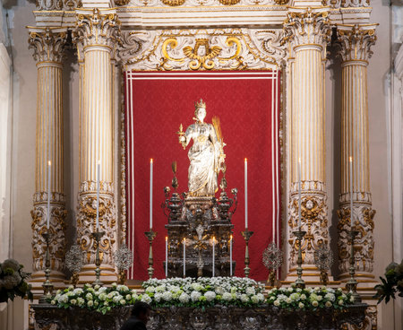 CATHEDRAL OF SYRACUSE (Siracusa, Sarausa)-- historic city in Sicily, Italy 