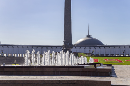 War memorial in Victory Park on Poklonnaya Hill (Gora), Moscow, Russia. The memorial complex constructed in memory of those who died during the Great Patriotic warのeditorial素材