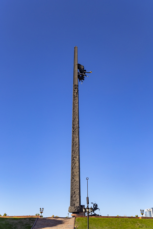 War memorial in Victory Park on Poklonnaya Hill (Gora), Moscow, Russia. The memorial complex constructed in memory of those who died during the Great Patriotic warのeditorial素材