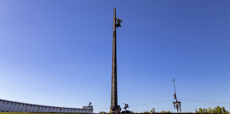 War memorial in Victory Park on Poklonnaya Hill (Gora), Moscow, Russia. The memorial complex constructed in memory of those who died during the Great Patriotic warのeditorial素材