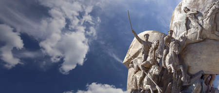 Monument to the heroes First World War in Victory Park on Poklonnaya Hill, Moscow, Russiaのeditorial素材