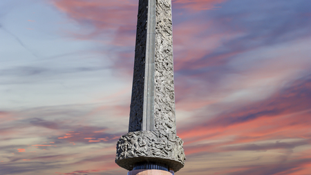 War memorial in Victory Park on Poklonnaya Hill (Gora), Moscow, Russia. The memorial complex constructed in memory of those who died during the Great Patriotic warのeditorial素材