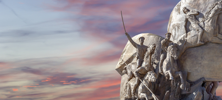 Monument to the heroes First World War in Victory Park on Poklonnaya Hill, Moscow, Russiaのeditorial素材