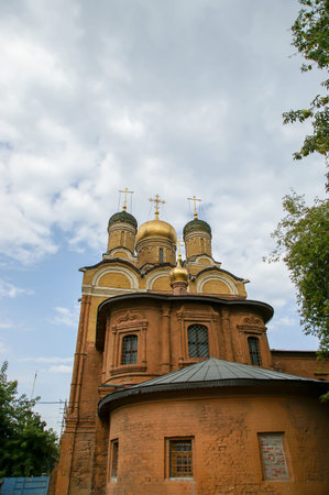 Moscow, Russia, icon of the Mother of God Cathedral (17th century)-- Varvarka street near Red Square