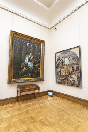 The State Tretyakov Gallery-- is an art gallery in Moscow, Russia, the foremost depository of Russian fine art in the world. Gallery's history starts in 1856.のeditorial素材