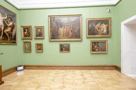 The State Tretyakov Gallery-- is an art gallery in Moscow, Russia, the foremost depository of Russian fine art in the world. Gallery's history starts in 1856. Hall of artist V.Vasnetsov. Collection - 130,000 exhibitsのeditorial素材