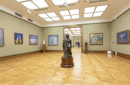 The State Tretyakov Gallery-- is an art gallery in Moscow, Russia, the foremost depository of Russian fine art in the world. Gallery's history starts in 1856.のeditorial素材