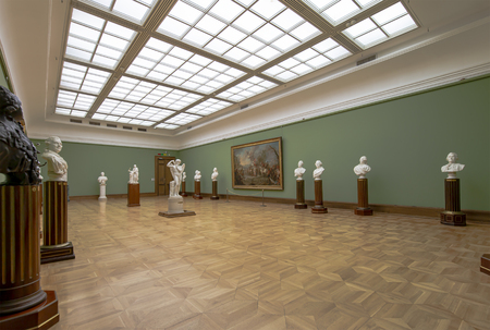 The State Tretyakov Gallery-- is an art gallery in Moscow, Russia, the foremost depository of Russian fine art in the world. Gallery's history starts in 1856. Hall of artist V.Vasnetsov. Collection - 130,000 exhibitsのeditorial素材