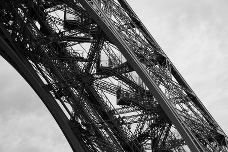 Eiffel Tower in Paris, France (against the background of a beautiful sky)