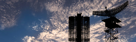 Air defense radars of military mobile anti aircraft systems (radar is designed and automatic...