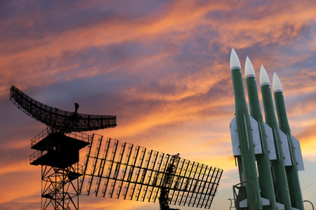 Air defense radars of military mobile anti aircraft systems and modern Russian anti-aircraft...