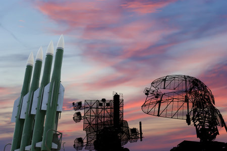Air defense radars of military mobile anti aircraft systems and modern Russian anti-aircraft...
