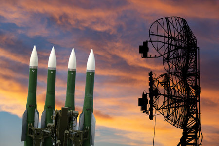 Air defense radars of military mobile anti aircraft systems and modern Russian anti-aircraft...