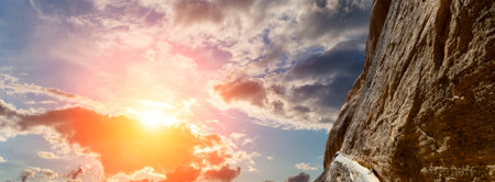 Mountains of Petra, Jordan, Middle East.の写真素材