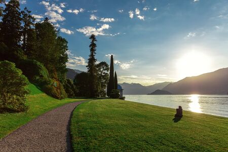 Europe. Italy. Summer. Beautiful place for travelingの写真素材