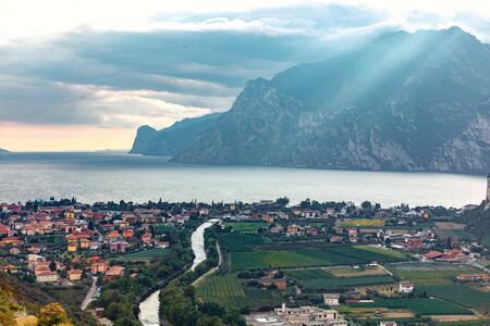 Europe. Italy. Summer. Beautiful place for travelingの写真素材