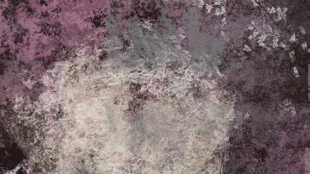 Abstract art work with purple and grey splashes with free and square patternの写真素材