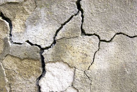 Cracked concretの写真素材