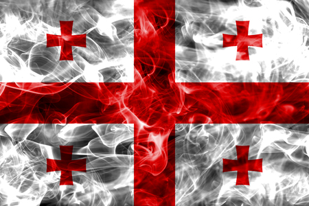 Georgia smoke flagの写真素材