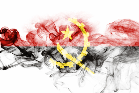 Angola smoke flagの写真素材