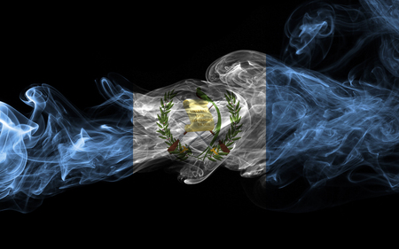 Guatemala smoke flagの写真素材