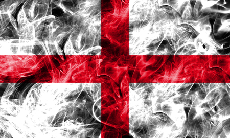 England smoke flagの写真素材