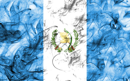 Guatemala smoke flagの写真素材