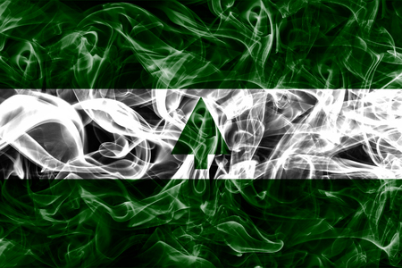 Greenbelt city smoke flag, Maryland State, United States Of Americaの写真素材