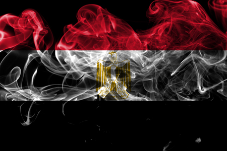 Egypt smoke flagの写真素材