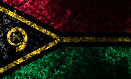Vanuatu smoke flagの写真素材