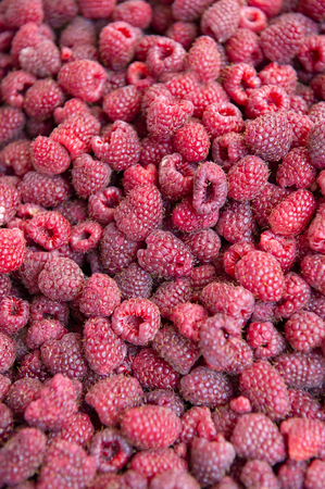 Fresh raspberry background. Texture raspberries berries close upの写真素材