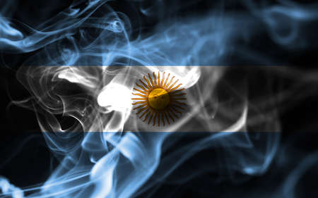 Argentina smoke flagの写真素材
