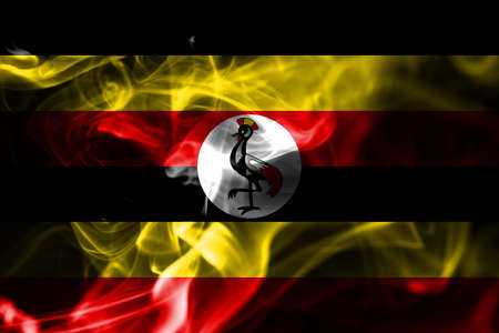 Uganda smoke flagの写真素材