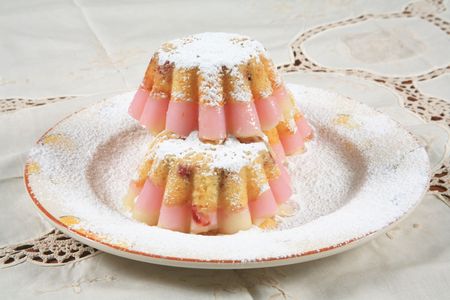 Pudding from the mold 2の写真素材