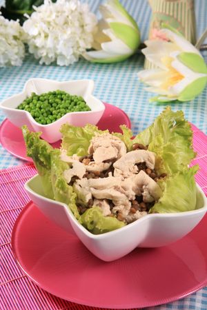 Chicken salad 3の写真素材