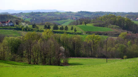 Panorama of the Jadar river valley in western Serbia near the town of Loznica.
Jadar is a unique, world-class lithium-borate deposit near the town of Loznica in western Serbia and is located on the doorstep of the European Union, one of the fastest growing electric vehicle markets in the world.の写真素材