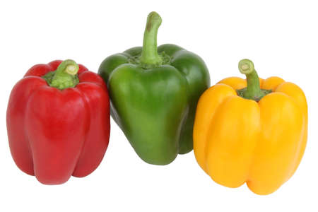 Color bulgarian peppersの写真素材