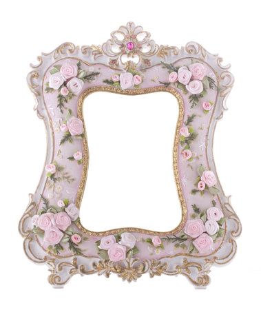 White-pink frameworkの写真素材