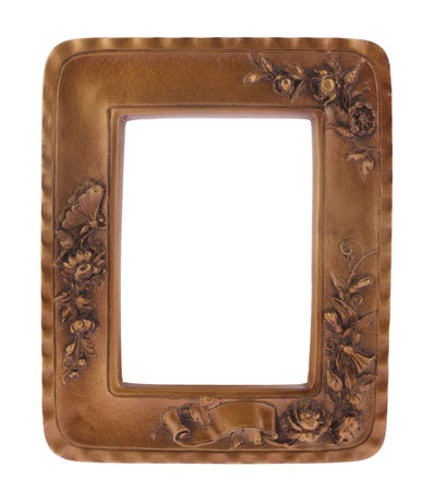 Gold frameworkの写真素材