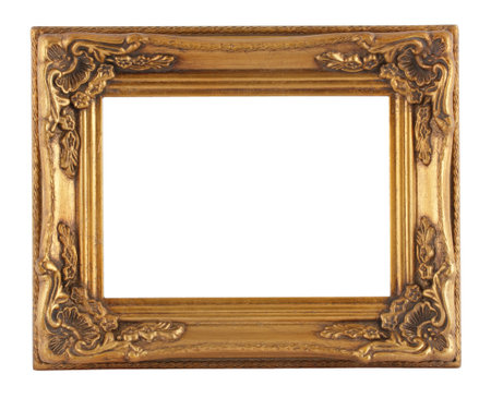 Gold frameworkの写真素材