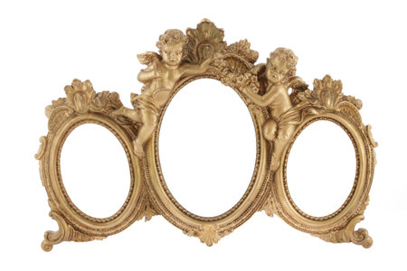 Gold frameworkの写真素材