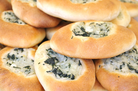 Pies, baked rice and nettle on the old recipe