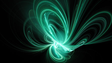Abstract illustration. Format 16: 9 for widescreen monitors. Fractal Wallpaper on your desktop....